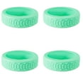 thumbnail image 1 of Housses de Roues en Silicone 4 Pack Protecteurs de Roues de Bagages 2.64x5.09 Pouces Réduction de Bruit Universelles pour Valises Roulettes de Chaise de Bureau Absorption des Chocs Silencieuse, 1 of 3