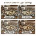 thumbnail image 7 of ODIKA 4'x6' Washable Area Rug Non-Slip, Chair-Friendly, Flatwoven Gothic Horror Skull Vintage Spooky Halloween Witchy Witch Ghost Flowing Dynamic for Home Office, Under Desk, 7 of 7