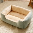 thumbnail image 5 of Calming Cat & Dog Bed for Medium Dogs, Machine Washable Cuddle Warming Cozy Fluffy Faux Fur Plush Round Dog Bed, Anti-Anxiety Waterproof Anti-Slip Pet Bed,19.69x15.35 Inches, 5 of 5
