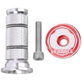 thumbnail image 2 of de auriculares para bicicleta de montaña, 1-1/8 ", 1", tapas superiores de vástago, tornillo para auriculares de bicicleta alargar rojo Sharpla Expansor de dirección de bicicleta, 2 of 8