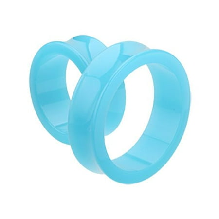

Supersize Neon Colored Acrylic Double Flared Ear Gauge Tunnel Plug