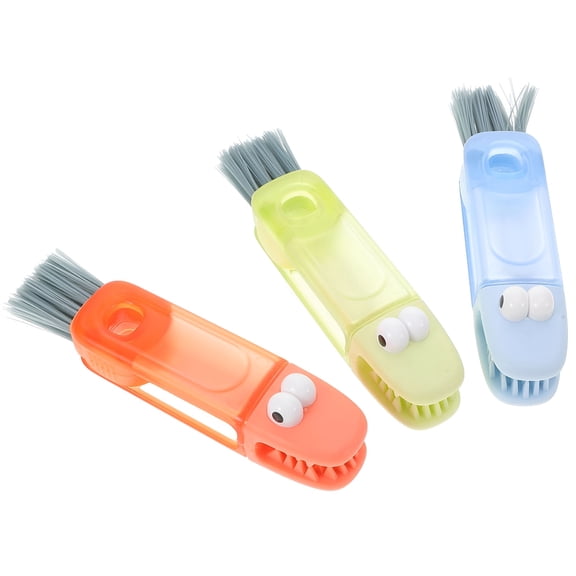 ACDANC 2026 New 3 Pcs Bottle Cleaning Brush Waterbottle Milk Bottle Cap Brush Gap Cleaning Bottle Cleaner Travel Baby