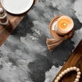 thumbnail image 3 of Gray Ombre Clouds Table Runner 70 Inches, Modern Abstract Art Gradient Cloud Bed Runner Dresser Scarves Tabletop for Indoor Outdoor Parties/Ceremony/Banquet, 13" x 70", 3 of 9