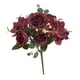 thumbnail image 2 of Flores de peonía artificiales, ramo de flores para novia, centro de mesa, vegetación floral Rojo, 2 of 8