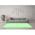 thumbnail image 3 of Ahgly Company Indoor Rectangle Solid Emerald Green Modern Area Rugs, 2' x 4', 3 of 4