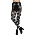 thumbnail image 6 of ToBeInStyle Women's Big Argyle Spandex Pantyhose - Black/Grey, 6 of 6
