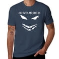thumbnail image 3 of Gothic Scary Mask T-Shirt for Men, Horror Face Graphic Tee, Heavy Metal Style Shirt for Rock Fans Navy-style 6XL, 3 of 7
