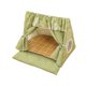 thumbnail image 3 of Casa de carpa interior de gato, cama de mascotas portátil de la cama de gato carpa para perros para gatos cachorro Verde, 3 of 8
