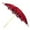 Red, variant on Elegant Lace Design Photography Umbrella Prop For Wedding Dance Events With Wooden Handle And 82cm Diameter