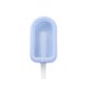 thumbnail image 5 of 6 moldes para paletas de helado para niños, reutilizables, con forma de corazón y semielipse, para hacer helados (verde, azul y rosa), 5 of 7