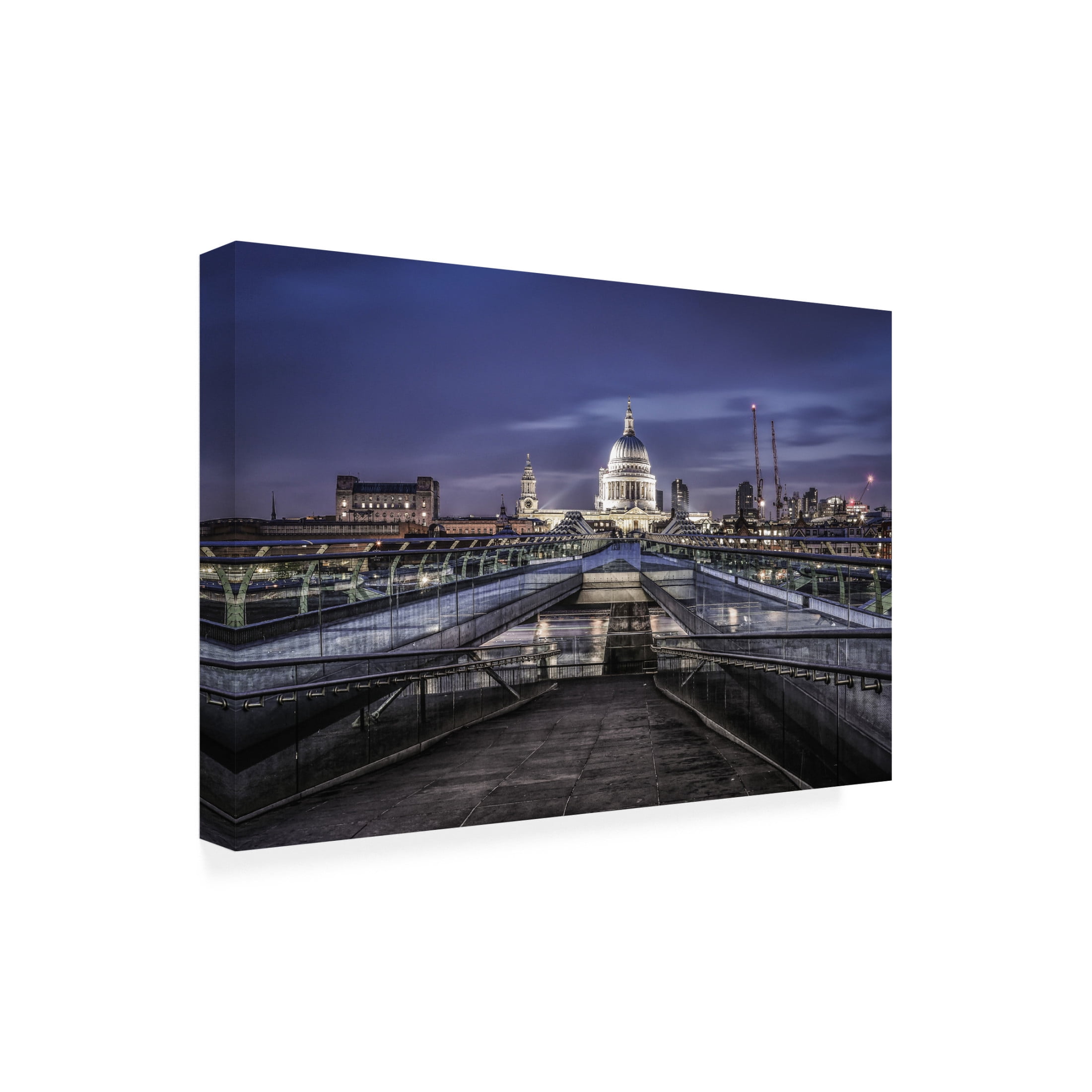 Trademark Fine Art Rolf Gasser St Johns Cathedral London Canvas Wall Art