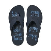 Reef Newport Prints Mens Sandal Reef Palms Blue 10