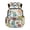 Cartoon Dinosaur Camping Pattern, variant on FUIALDOLG Melting Ice Cream with Sprinkles & Waffle Cone Pattern Boys Backpack for School with Lightweight Multi-Pocket School Bag, Water Repellent 17 Inch Bookbag for Back to School Elementary
