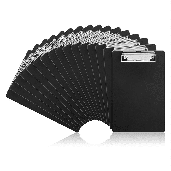 16 Pack Small Clipboards 6 X 9 Inch Mini with Pen Holder Clip A5 Memo Clipboard