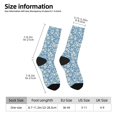 thumbnail image 2 of Balery Floral Retro Style Calcetas Largas con Estampado para Hombre y Mujer – Suaves y Transpirables, Talla Única (US 5-11), 2 of 6