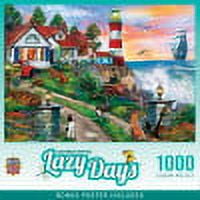 Lazy Days - Lighthouse Keepers 1000 Piece Interlocking Jigsaw Puzzle for Adults