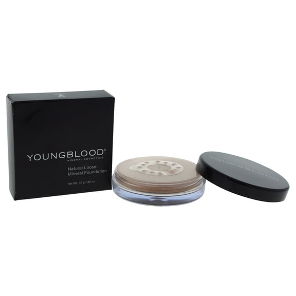 Natural Loose Mineral Foundation - Rose Beige by Youngblood for Women - 0.35 oz Foundation