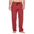 thumbnail image 5 of Ashford & Brooks Mens Woven Pajamas Long Pj Set, Red/Black Stewart, S, 5 of 5