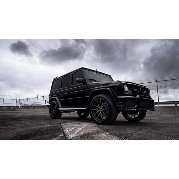 Iconic Arts Supercar Laminated 24x36 Poster: Mercedes G63 AMG G Wagon Luxury Car