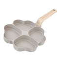 thumbnail image 2 of Sartén para huevos, sartén para parrilla dividida con mango de madera, sartén Universal para tortilla, sartén para tortitas para cocina doméstica de, 2 of 9