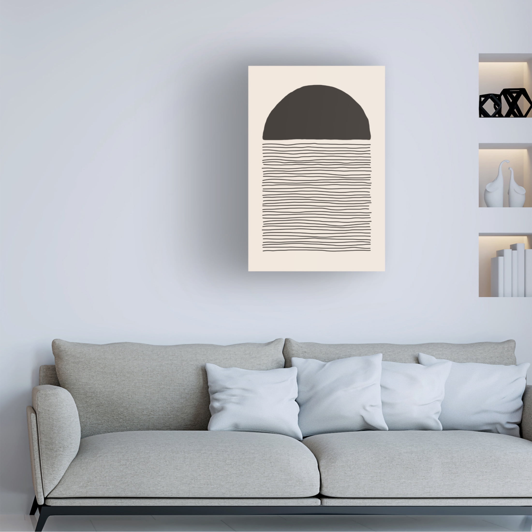 Trademark Fine Art jay stanley  Minimal Design Set 14 Canvas Wall Art