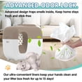 thumbnail image 5 of 60 count  Litter Box Liners for PetSnowy SNOW+ Automatic  Litter Box,  & Leak Resistant Self-Sealing  Drawer Liner Bags, 5 of 6