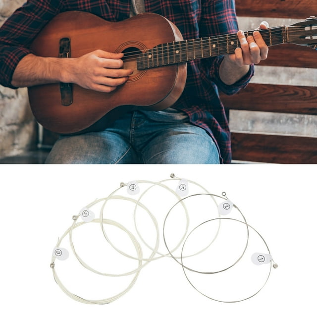 Bass Strings, Ball End 6Pcs Guitar String For Instrument