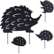 thumbnail image 1 of 4 estacas de erizo de 4 estilos, siluetas de animales de metal para jardín, adornos negros para césped, jardinería hueca., 1 of 8