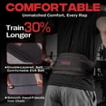 thumbnail image 3 of Weightlifting Dip Belt with Chain, Heavy Duty 550-650 lbs Capacity, for Dips and Pull-ups,Black, 3 of 5