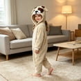 thumbnail image 5 of Kids Onesie Animal, Flannel One Piece Hooded Jumpsuit Romper, Children Christmas Blanket Hoodie, Cute Plush Baby Clothes, 5 of 5