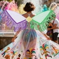 thumbnail image 4 of Ensemble de Fête avec Rideau à Pampilles, Accessoire de Pluie Scintillant pour Adultes, pour Fêtes de Mascarade et Performances Intérieures et Extérieures, 2 Pcs, 4 of 5