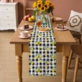 thumbnail image 2 of Cute Lemon Summer Table Runner 90 Inches, Farmhouse Floral Black Buffalo Plaid Bed Runner Dresser Scarves Tabletop for Indoor Outdoor Parties/Ceremony/Banquet, 13" x 90", 2 of 9