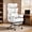 Polar White, variant on Primy High Back Office Chair, Big and Tall PU Leather Executive Chair with Footrest – Ergonomic Reclining Computer Desk Chair, High-Density Foam, Heavy Duty Swivel Rolling Chair, Black