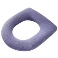 thumbnail image 2 of Toilet Seat Purple Cushion Thickened Toilet Cover Knitted Toilet Seat Cushion Washable Household Toilet Cover, 2 of 2