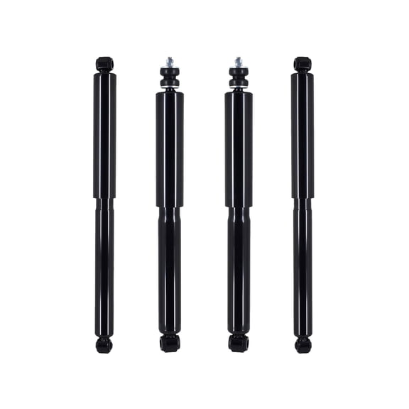 Set of 4 Front-Rear Shock Absorber For 1990-1996 Ford F-150 4WD Frontward Mounting of the Front Axle