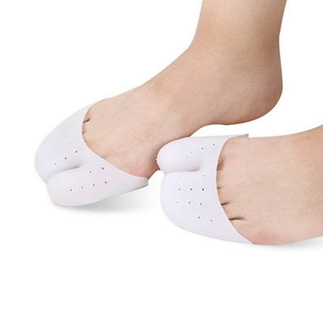 1 Pair Toe Separator Silicone Unisex Straightener Breathable Anti-slip Toe Protector Cover, Closed