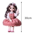 thumbnail image 4 of 3x Mini Muñeca De 30 Ropa Completa Simulación Encantadora Para Bebé CUTICAT Muñeca articulada con bola, 4 of 8