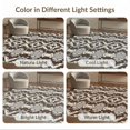 thumbnail image 7 of ODIKA 5'x7' Ultra-Soft Area Rug, Interlocking Motif Livingroom Playroom Brushstroke Abstract Boho Mosaic Playful None Washable, Bare feet friendly, Silk-Touch for Bedroom Home office, 7 of 7