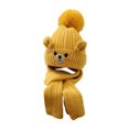 thumbnail image 2 of Conjunto de gorro y bufanda de invierno Strade Fareast Limited para niños amarillo, 2 of 8