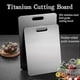 thumbnail image 2 of 2025 Titanium Cutting Board Double-Sided Titanium Kitchen Chopping Board, 2 of 4