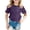 0-Purple532, variant on Tiijoy Toddler Girls Carnival Striped T Shirt Short Sleeve Crew Neck T-Shirt, Sizes 2-15