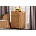 thumbnail image 3 of bali & pari McKenna Rattan Storage Cabinet - Handwoven Wicker Accent Cabinet, 3 of 3