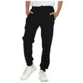 thumbnail image 4 of Linfrsh Boys Pants Fall Winter Pants Toddler Fleece Athletic Sweatpants Kids Jogger Pants Running Jogging Pants with Pockets Black Size,12-14 t, 4 of 7