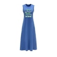 thumbnail image 2 of Vestido largo de verano para mujer, vestido de recuerdo transpirable para aniversario de vacaciones L, 2 of 7