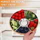 thumbnail image 4 of Veggie Tray with Lid and Dip,Divided Serving Tray with Lid Snack Tray, 4 of 5