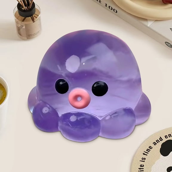 Soft Silicone Cute Animal Squeeze Ball Toy, Funny Stress Relief Ball for Adults, Sensory Fidget Toy Ball for Relaxation Play