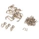 thumbnail image 1 of Kits de Ganchos para Batas de 20 Piezas BLESIY Accesorios para El Del Hotel en hogar Decoración Blanco Titular de gancho de bolso, 1 of 8