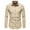 Khaki, variant on Lmnyox Men's Dressy Casual Shirts Slim Long Sleeve Work Shirts Cotton Button Down Collared Shirts Solid Color