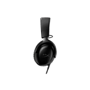HyperX Cloud III – سماعة ألعاب سلكية، PC، PS5، Xbox Series X|S، محركات بزاوية 53mm، DTS، رغوة الذاكرة، إطار متين، ميكروفون فائق الوضوح 10mm، USB-C، USB-A، 3.5mm – أسود