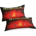 thumbnail image 2 of Invincible Duvet Cover Set Superhero Pattern Print Mark Grayson Bedding Children's Duvet Cover Set,microfiber Single 135*200 Cm, 2 of 5